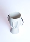 Vase tête blanc en L