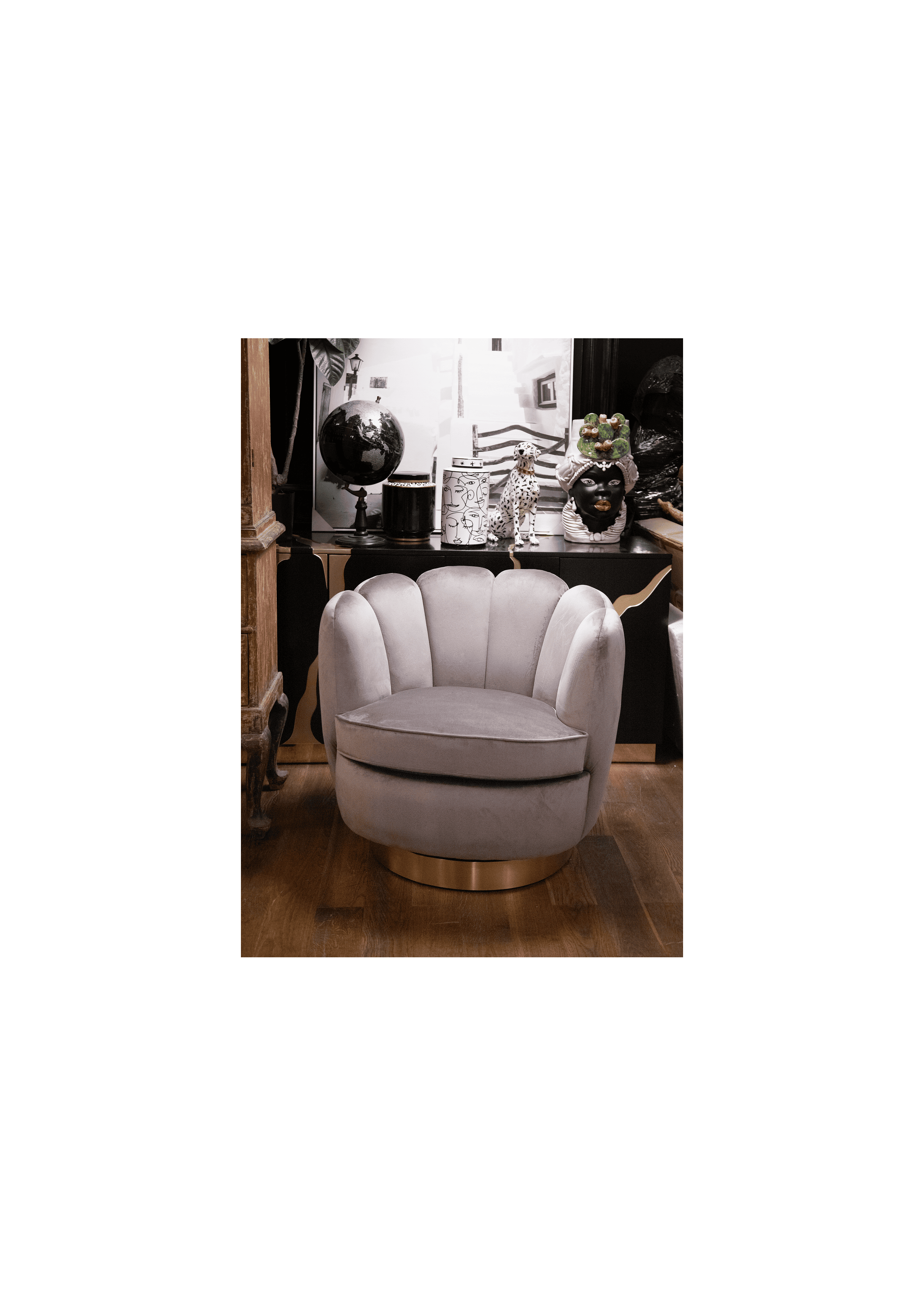 Fauteuil pivotant Marguerite