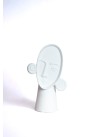 Vase tête blanc en M